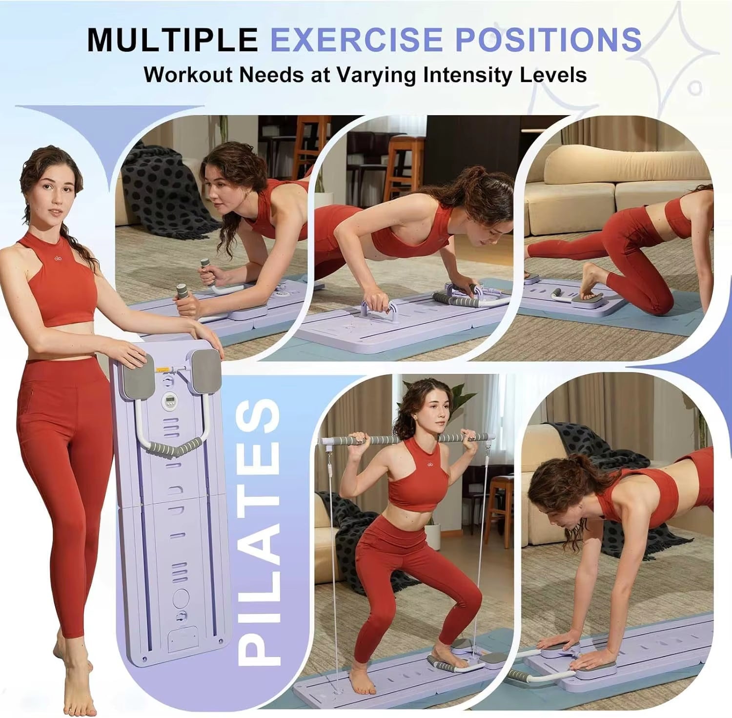 Transform Your Workout with the Multifunctional Fitness Board - The Ultimate Pilates Reformer and Abdominal Trainer for Core Strength and Full Body Conditioning
