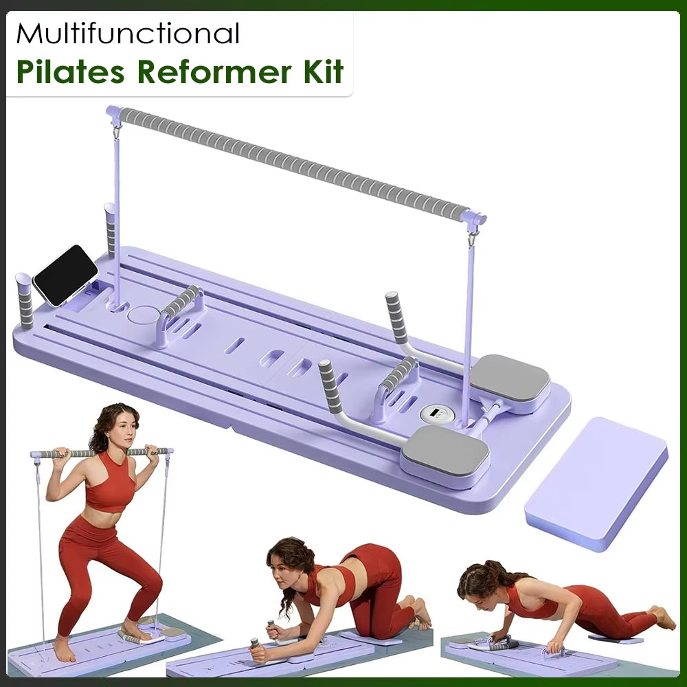 Transform Your Workout with the Multifunctional Fitness Board - The Ultimate Pilates Reformer and Abdominal Trainer for Core Strength and Full Body Conditioning