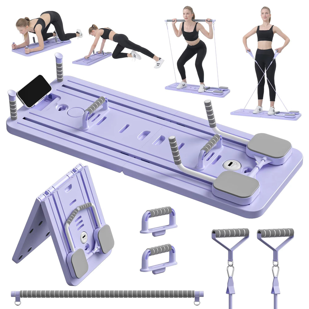Transform Your Workout with the Multifunctional Fitness Board - The Ultimate Pilates Reformer and Abdominal Trainer for Core Strength and Full Body Conditioning