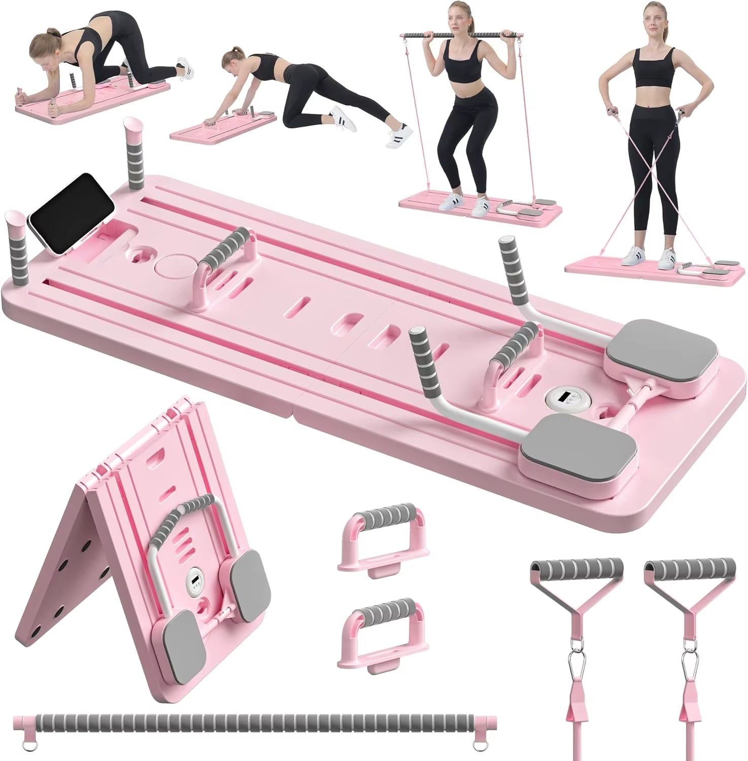 Transform Your Workout with the Multifunctional Fitness Board - The Ultimate Pilates Reformer and Abdominal Trainer for Core Strength and Full Body Conditioning