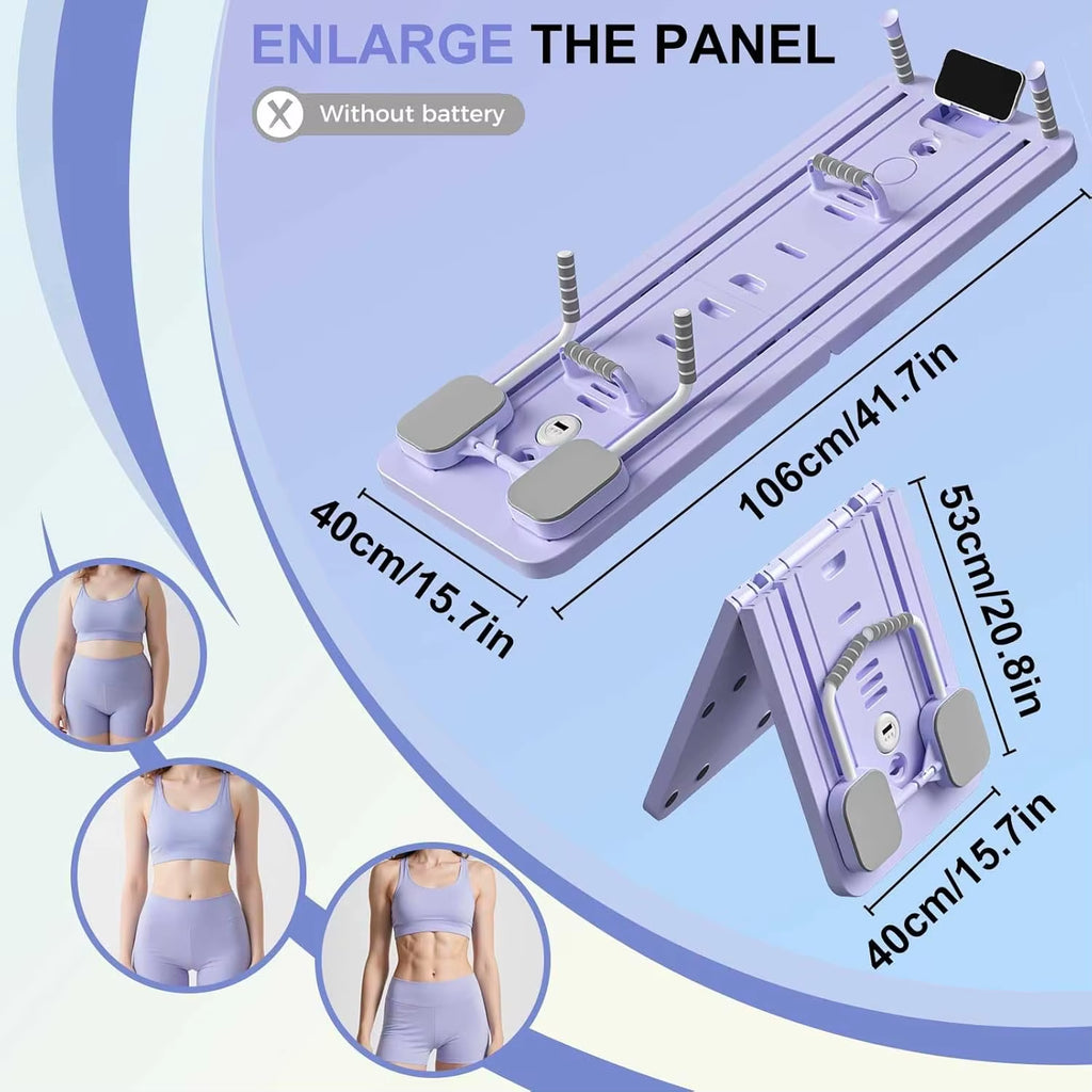 Transform Your Workout with the Multifunctional Fitness Board - The Ultimate Pilates Reformer and Abdominal Trainer for Core Strength and Full Body Conditioning